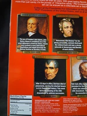 PEZ Education Series “Presidents of the USA” Volume II 1825-1845 NIB - Thumbnail 6