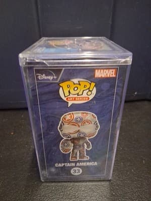 Funko POP! Artist Series: - Captain America #33 W/Hard Protector - Thumbnail 2