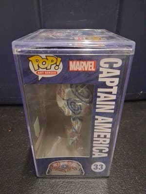 Funko POP! Artist Series: - Captain America #33 W/Hard Protector - Thumbnail 4