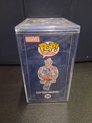 Captain Marvel #34 Funko Pop ( Target Exclusive) Hard Box Case Protector - Thumbnail 2