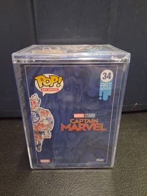 Captain Marvel #34 Funko Pop ( Target Exclusive) Hard Box Case Protector - Thumbnail 3