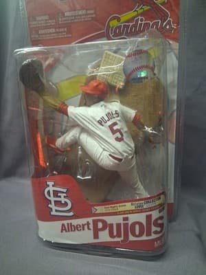 MLB McFarlane S27 ST Louis Cardinals Albert Pujols White Uniform. NEW - Thumbnail 3