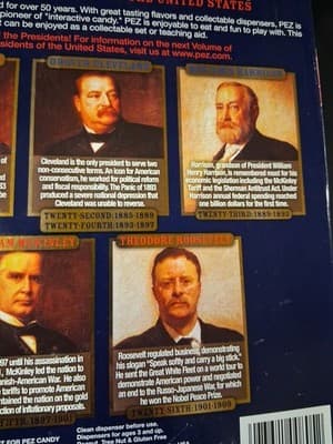 PEZ Presidents of the United States Volume 5 (V) 1881-1909 New in Sealed Box - Thumbnail 5