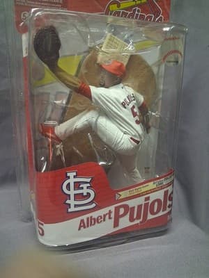 MLB McFarlane S27 ST Louis Cardinals Albert Pujols White Uniform. NEW - Thumbnail 2