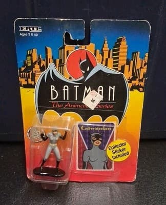 1992 ERTL Batman Animated Series Catwoman Die Cast Figure NEW
