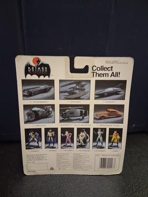 Batman The Animated Series Batplane Die Cast Metal Vehicle w/Sticker - Thumbnail 3