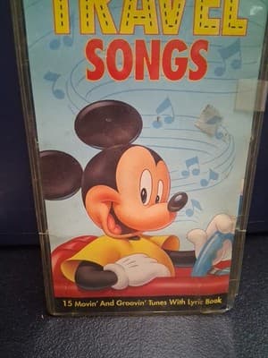 Disney Travel Songs Cassette Tape Walt Disney Records 1994 NEW Orig Pk - Thumbnail 3