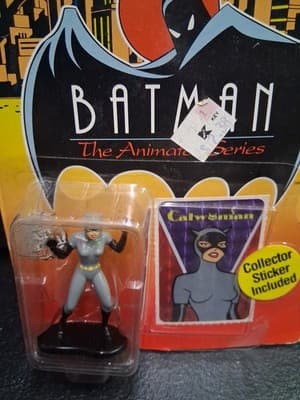 1992 ERTL Batman Animated Series Catwoman Die Cast Figure NEW - Thumbnail 2