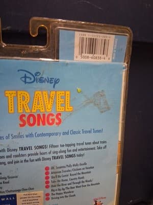 Disney Travel Songs Cassette Tape Walt Disney Records 1994 NEW Orig Pk - Thumbnail 7