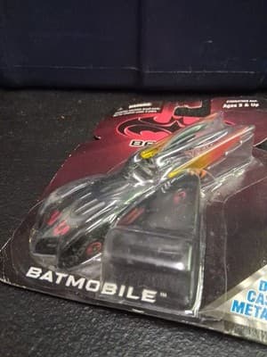 New Batman and Robin Collectible Die-Cast Metal Batmobile 1997 Sealed Kenner - Thumbnail 3