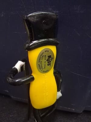 Vintage Planters Mr. Peanut 1991 Russ Berry Bendable Advertising Toy Figure - Thumbnail 3