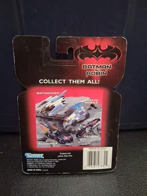 Vintage, 1997 Hasbro Kenner Batman & Robin Redbird Die Cast Metal - Black & Red - Thumbnail 2