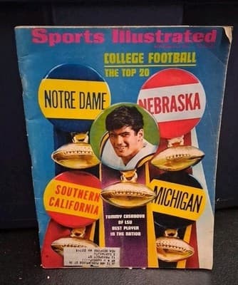 SPORTS ILLUSTRATED Magazine - SEPTEMBER 13 1971 - COLLEGE FOOTBALL THE TOP 20