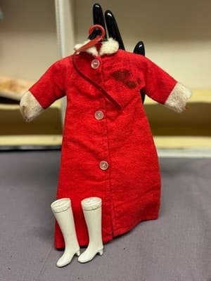 Vintage Mattel 1960’s Barbie Doll Outfit Rare Red, See Photos