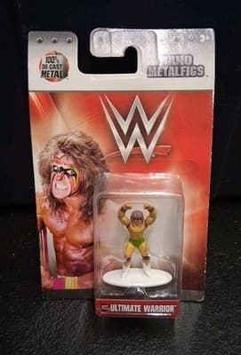 NANO METALFIGS WWE Ultimate Warrior FIGURE (W23) 100% DIE-CAST 2017