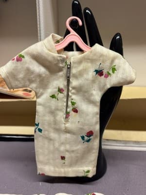 Vintage Mattel 1960’s Barbie Doll Outfit, Strawberry Dress , With Accessories - Thumbnail 2