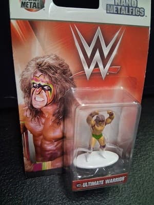 NANO METALFIGS WWE Ultimate Warrior FIGURE (W23) 100% DIE-CAST 2017 - Thumbnail 2