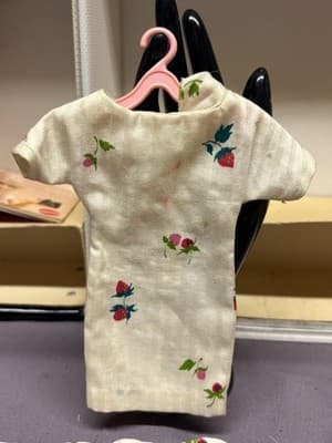 Vintage Mattel 1960’s Barbie Doll Outfit, Strawberry Dress , With Accessories - Thumbnail 3