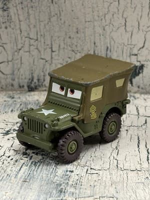 Disney Pixar Cars Sarge, 1:55 Scale Die Cast
