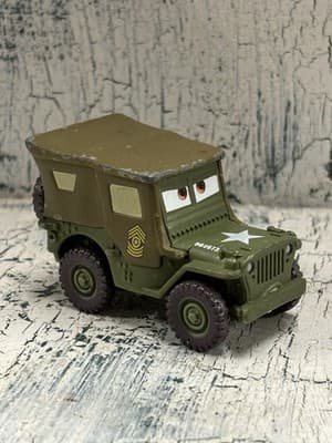 Disney Pixar Cars Sarge, 1:55 Scale Die Cast - Thumbnail 2