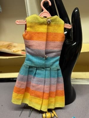 Vintage Mattel 1960’s Barbie Doll Outfit, Yard Game style, With Accessories Rare - Thumbnail 4