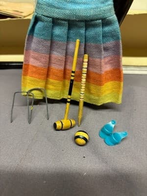 Vintage Mattel 1960’s Barbie Doll Outfit, Yard Game style, With Accessories Rare - Thumbnail 2