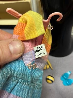 Vintage Mattel 1960’s Barbie Doll Outfit, Yard Game style, With Accessories Rare - Thumbnail 3