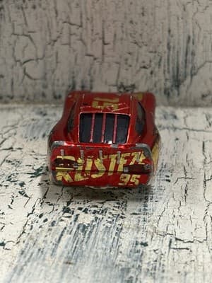 Mattel-Disney Pixar Cars 3-Rust-Eze Racing Center Lightning McQueen Metallic - Thumbnail 5