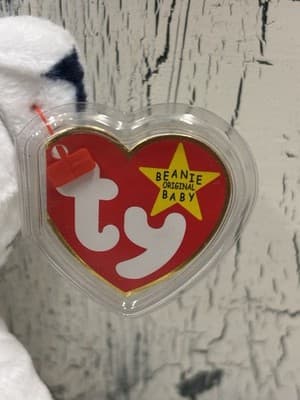 TY BEANIE BABY BEAR 1997 GLORY RED, WHITE, BLUE STARS BEAR - NEW WITH TAGS - Thumbnail 5