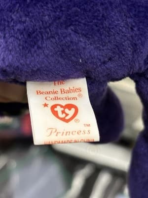 Ty Beanie Baby - PRINCESS Diana Bear 1997 RARE & RETIRED - Thumbnail 4
