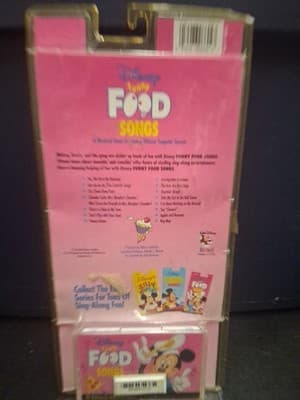 Walt Disney Food Songs Cassette Tape 1994 Mickey Mouse - BRAND NEW - ORIG PKG - Thumbnail 2