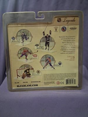 McFarlane Legends GERRY CHEEVERS Series 1 - Boston Bruins White Jersey Variant! - Thumbnail 5