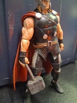 Marvel Legends Thor 2012 BAF Allfather Series 8” Inch Action Figure Loose - Thumbnail 3