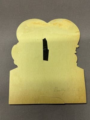 VINTAGE 1930s Die Cut Fold VALENTINE Photo Shoot Cute - Thumbnail 2