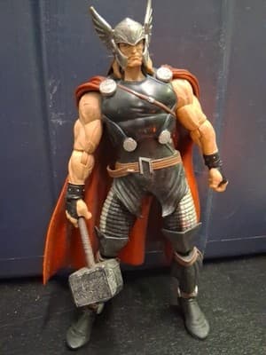 Marvel Legends Thor 2012 BAF Allfather Series 8” Inch Action Figure Loose - Thumbnail 2