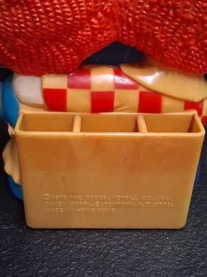 Vintage 1975 Raggedy Ann and Andy Desk Pencil Holder / Calender Bobbs-Merrill - Thumbnail 5