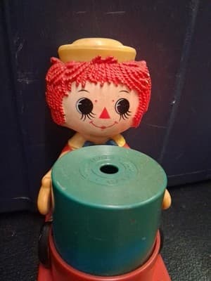 Vintage Raggedy Andy Pencil Sharpener Keep Sharp Display Or Parts Only 1974 - Thumbnail 3