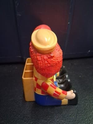 Vintage 1975 Raggedy Ann and Andy Desk Pencil Holder / Calender Bobbs-Merrill - Thumbnail 3