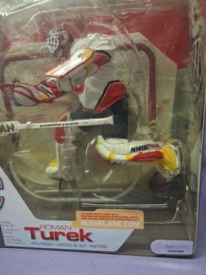 2002 McFarlane Series 3 Roman Turek Figure Home Black Variant Calgary Flames - Thumbnail 2