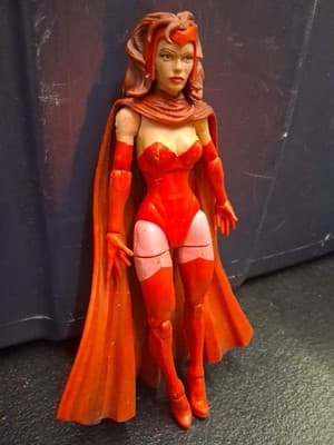 Hasbro Marvel Legends Scarlet Witch Odin Allfather Wave Action Figure Loose - Thumbnail 2