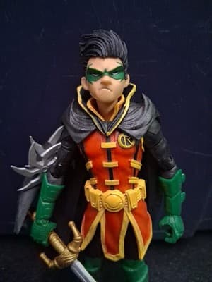 McFarlane Toys~DC Multiverse~Damien Wayne~Robin Action Figure~Loose - Thumbnail 4