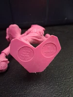 Vintage 1963 Marx Nutty Mads Bull Pen Boo Boo Figure Pink 5.5" - Thumbnail 7
