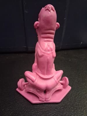 * VINTAGE 1963 MARX WEIRD OH'S WALDO THE WEIGHTLIFTER PINK PLASTIC FIGURE *SS - Thumbnail 5