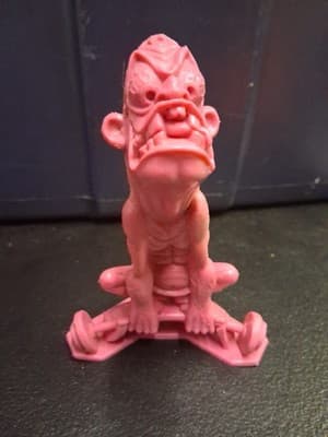 * VINTAGE 1963 MARX WEIRD OH'S WALDO THE WEIGHTLIFTER PINK PLASTIC FIGURE *SS - Thumbnail 3