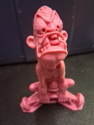 * VINTAGE 1963 MARX WEIRD OH'S WALDO THE WEIGHTLIFTER PINK PLASTIC FIGURE *SS - Thumbnail 2