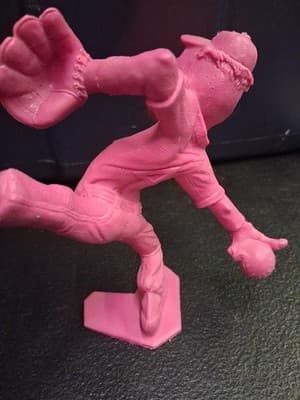 Vintage 1963 Marx Nutty Mads Bull Pen Boo Boo Figure Pink 5.5" - Thumbnail 6