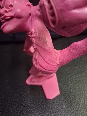 Vintage 1963 Marx Nutty Mads Bull Pen Boo Boo Figure Pink 5.5" - Thumbnail 4