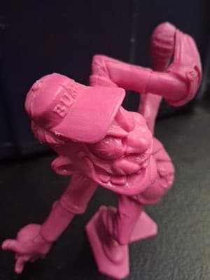 Vintage 1963 Marx Nutty Mads Bull Pen Boo Boo Figure Pink 5.5" - Thumbnail 2
