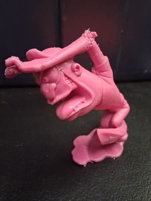 Manny the Reckless Mariner Figure, 1963 Nutty Mad, Pink 4.5” Tall, PO-VG+ - Thumbnail 3