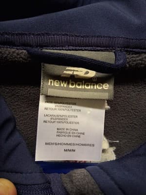 *Rare* New Balance Fenway Park Productions Jacket Mens Medium Navy Red Sox Zip - Thumbnail 4